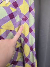 Load image into Gallery viewer, 1940s Purple, Yellow and Green Plaid Summer Suit
