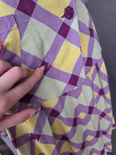 Load image into Gallery viewer, 1940s Purple, Yellow and Green Plaid Summer Suit
