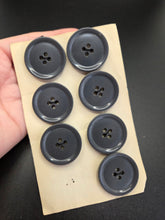 Load image into Gallery viewer, 1940s Deadstock Carded Grey Buttons
