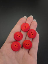 Load image into Gallery viewer, 1940s Red Glass Buttons
