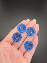 Load image into Gallery viewer, 1940s Clear Royal Blue Buttons
