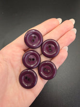 Load image into Gallery viewer, 1940s Dark Purple Maroon Buttons
