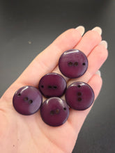 Load image into Gallery viewer, 1940s Dark Purple Maroon Buttons
