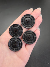 Load image into Gallery viewer, 1940s Black Buttons
