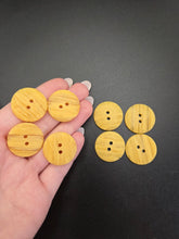 Load image into Gallery viewer, 1940s Marbled Yellow Buttons
