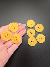Load image into Gallery viewer, 1940s Marbled Yellow Buttons
