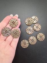 Load image into Gallery viewer, 1930s Deco Mushroom Brown Buttons
