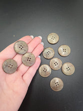 Load image into Gallery viewer, 1930s Deco Mushroom Brown Buttons
