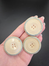 Load image into Gallery viewer, 1950s Cream Thin Celluloid Buttons
