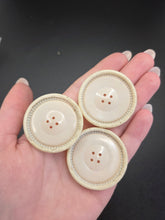 Load image into Gallery viewer, 1950s Cream Thin Celluloid Buttons
