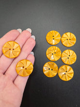 Load image into Gallery viewer, 1940s Orange Swirl Buttons
