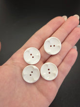 Load image into Gallery viewer, 1940s White Plastic Buttons
