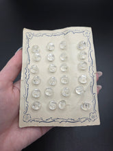 Load image into Gallery viewer, 1940s Deadstock Carded Clear Buttons
