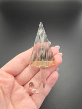 Load image into Gallery viewer, 1940s Reverse Carved Lucite Umbrella Brooch
