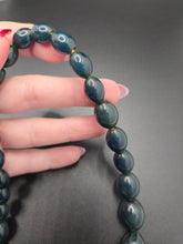 Load image into Gallery viewer, 1940s Rare Blue Moon Bakelite Bead Necklace
