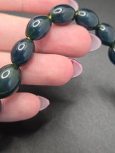 Load image into Gallery viewer, 1940s Rare Blue Moon Bakelite Bead Necklace
