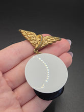 Load image into Gallery viewer, 1940s World War Two US Celluloid Cap Brooch
