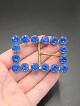 Load image into Gallery viewer, 1930s Bright Blue Glass Buckle
