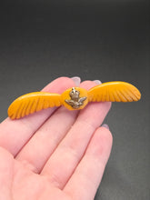 Load image into Gallery viewer, 1940s World War Two RAF Bakelite Wings Brooch
