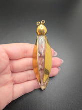 Load image into Gallery viewer, 1940s American Brass and Lucite Bug Brooch
