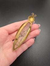 Load image into Gallery viewer, 1940s American Brass and Lucite Bug Brooch
