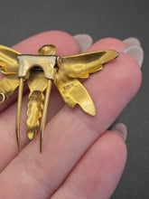 Load image into Gallery viewer, 1930s Gold Plated Insect/Bug Fur Clip
