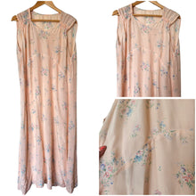 Load image into Gallery viewer, 1940s Pink Floral Nightdress
