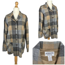 Load image into Gallery viewer, 1970s does 1940s Grey/Beige Pendleton Jacket
