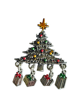 Load image into Gallery viewer, Vintage Christmas Tree Brooch
