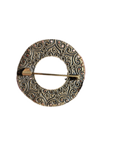Load image into Gallery viewer, 1930s Czech Multicoloured Glass Circle Brooch
