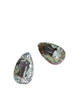 Load image into Gallery viewer, 1950s Confetti Lucite Teardrop Earrings

