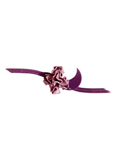 1940s Huge Celluloid Purple Flower Brooch