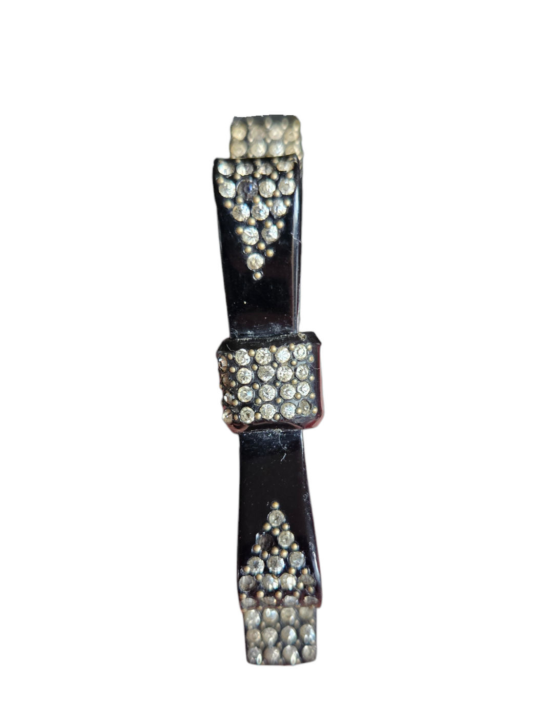1930s Art Deco Celluloid 3D Bow Brooch