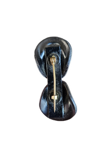 1930s Unusual Metal and Celluloid Deco Brooch