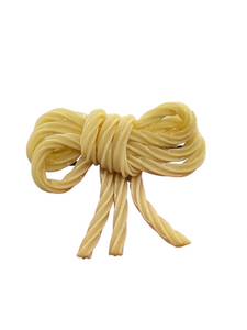 1940s Spaghetti Celluloid Bow Brooch