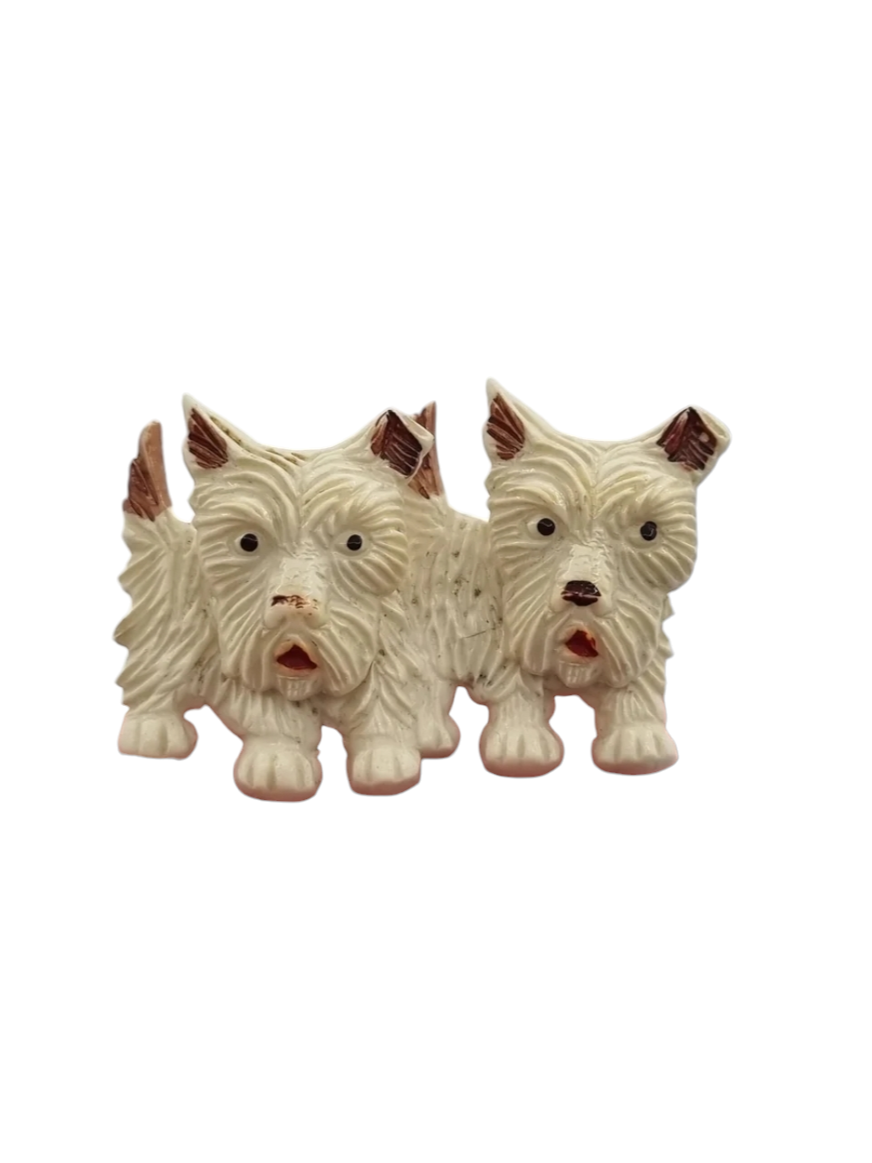 1940s Moving Celluloid Dog Brooch
