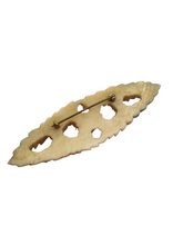 Load image into Gallery viewer, 1940s Huge Carved Forget Me Not Brooch
