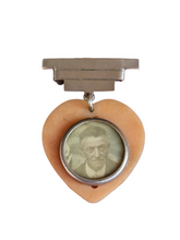 Load image into Gallery viewer, 1940s World War Two Galalith Sweetheart Brooch
