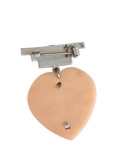 Load image into Gallery viewer, 1940s World War Two Galalith Sweetheart Brooch
