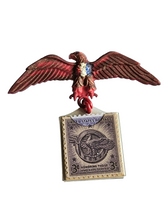 Load image into Gallery viewer, 1940s World War Two US Celluloid Eagle Brooch
