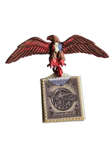 1940s World War Two US Celluloid Eagle Brooch