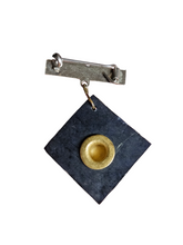 Load image into Gallery viewer, 1940s World War Two Galalith? Photo Sweetheart Brooch
