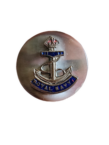1940s World War Two Royal Navy MOP Sweetheart Brooch