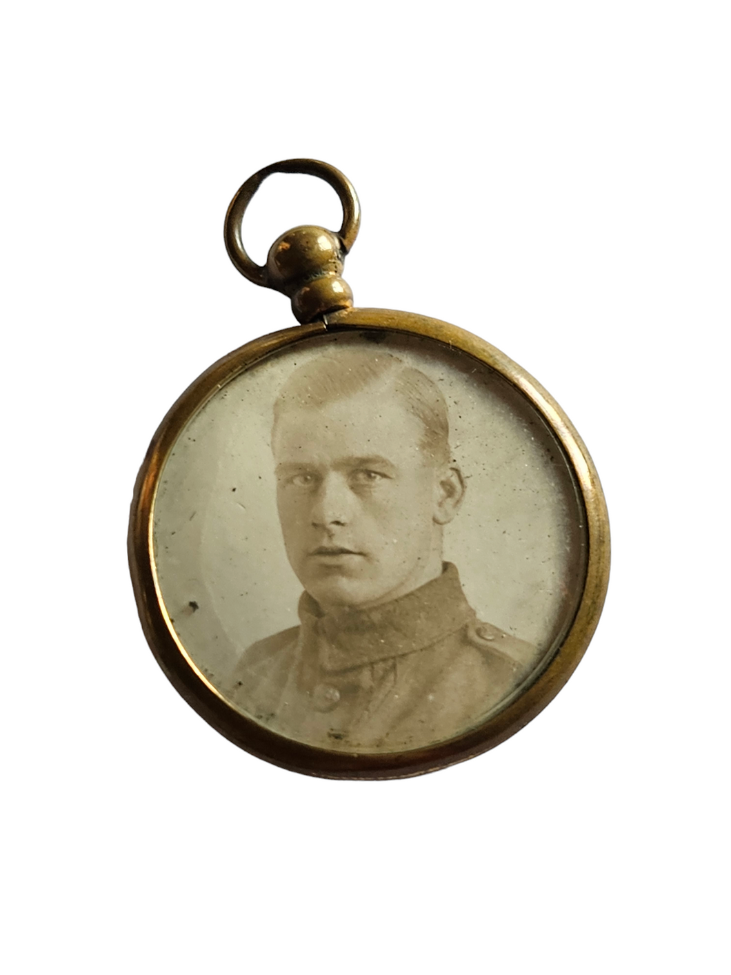 1910s World War One Sweetheart Photo Drop/Pendant