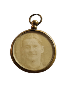 1910s World War One Sweetheart Photo Drop/Pendant