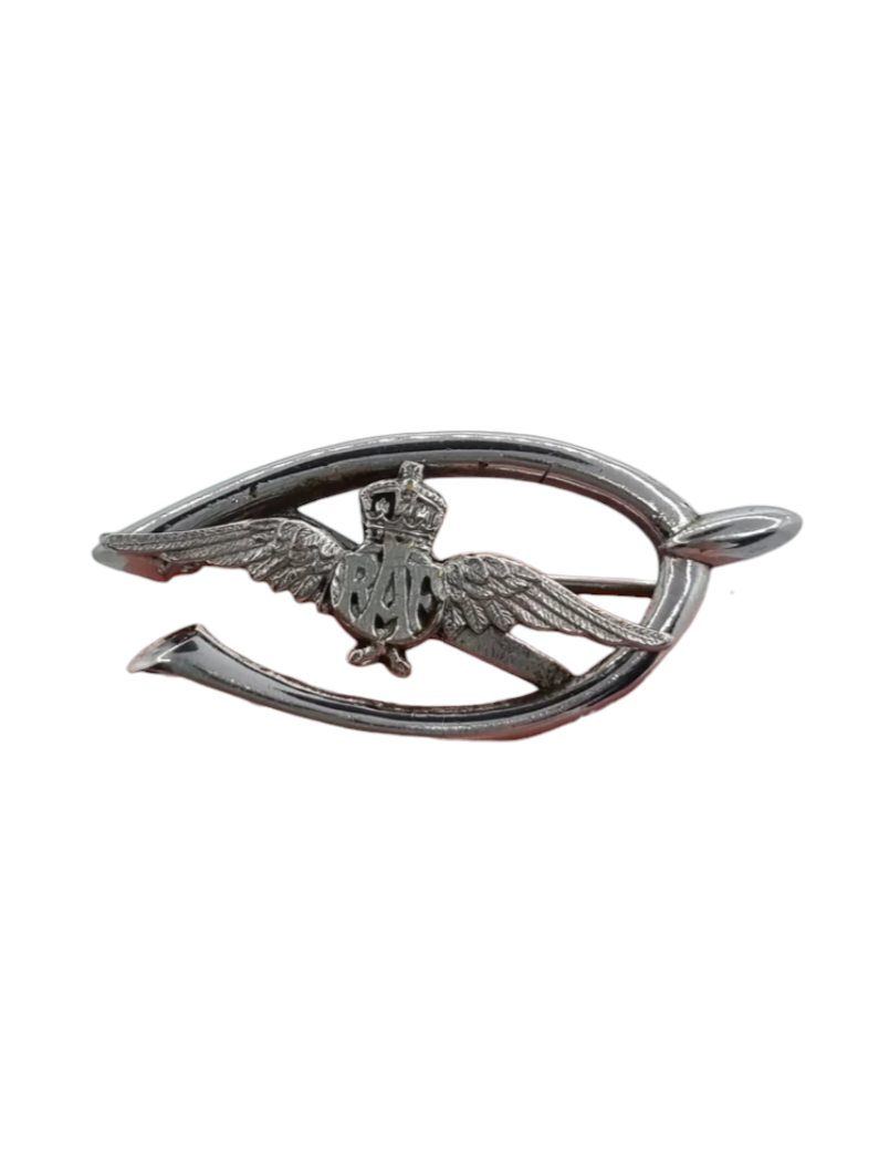 1940s World War Two RAF Wishbone Brooch