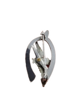 Load image into Gallery viewer, 1940s World War Two RAF Wishbone Brooch
