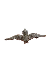 Load image into Gallery viewer, 1940s World War Two RAF Small Silver Tone Sweetheart Brooch
