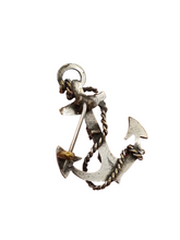 Load image into Gallery viewer, 1910s World War One Boulogne Anchor Sweetheart Brooch

