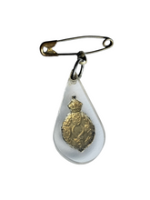 Load image into Gallery viewer, 1940s World War Two REME Royal Electrical Mechanical Engineers Lucite Sweetheart Brooch
